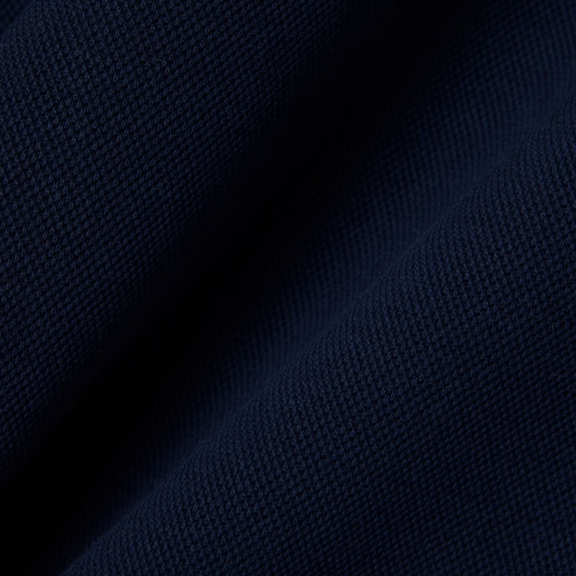 Lacoste Polo Collar Piqué Sweatshirt - Midnight Blue