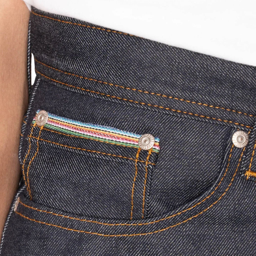 Naked and Famous Denim Weird Guy Dia De Los Muertos Selvedge - Indigo