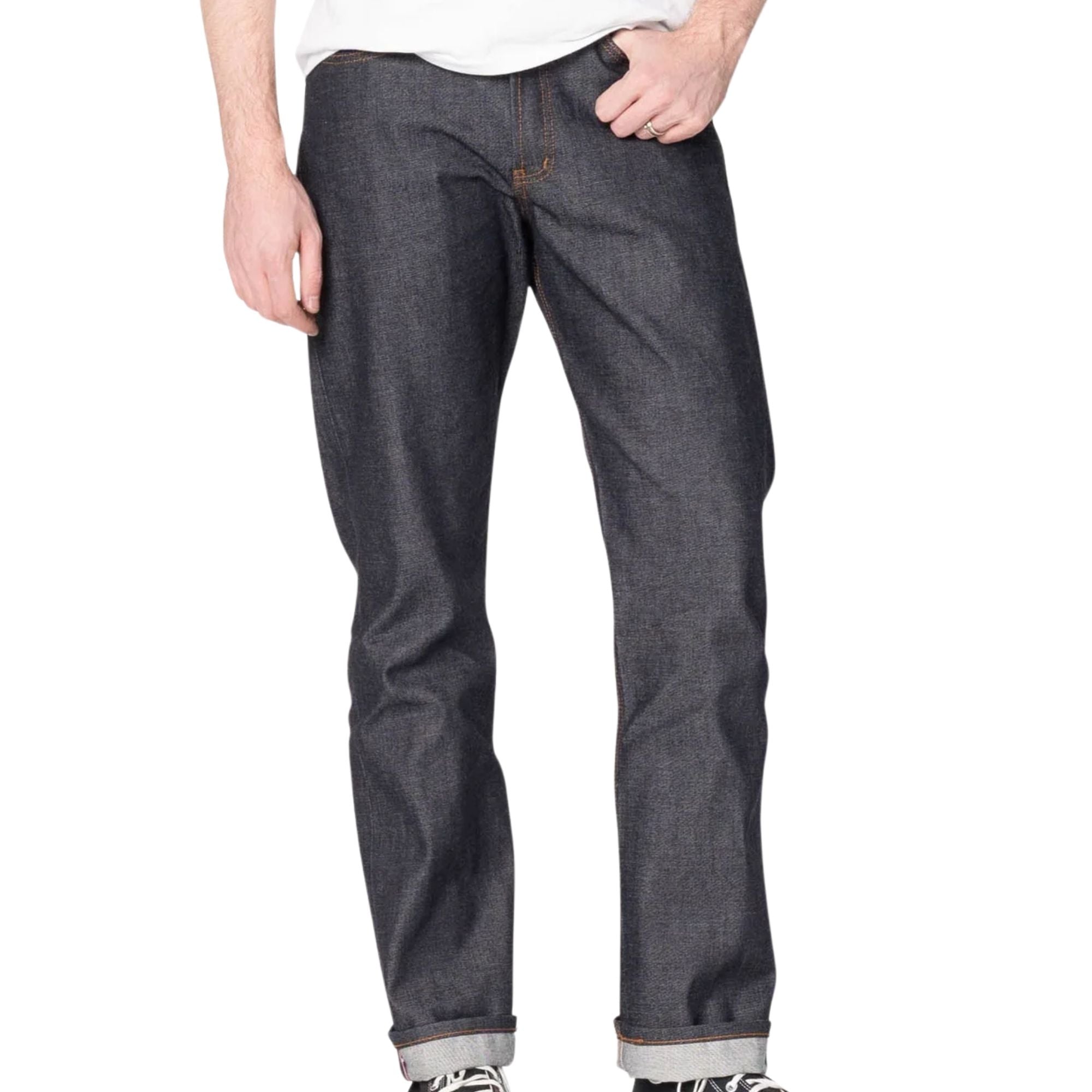 Naked and Famous Denim True Guy Dia De Los Muertos Selvedge - Indigo