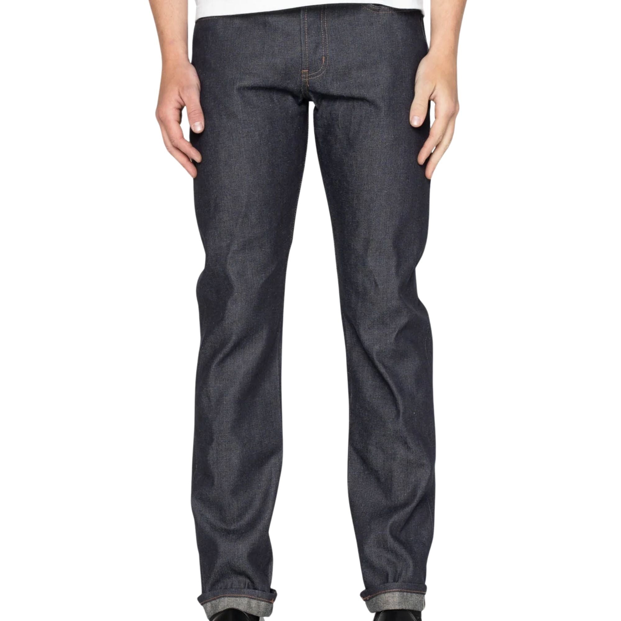 Naked and Famous Denim Weird Guy Hemp Blend Selvedge - Indigo