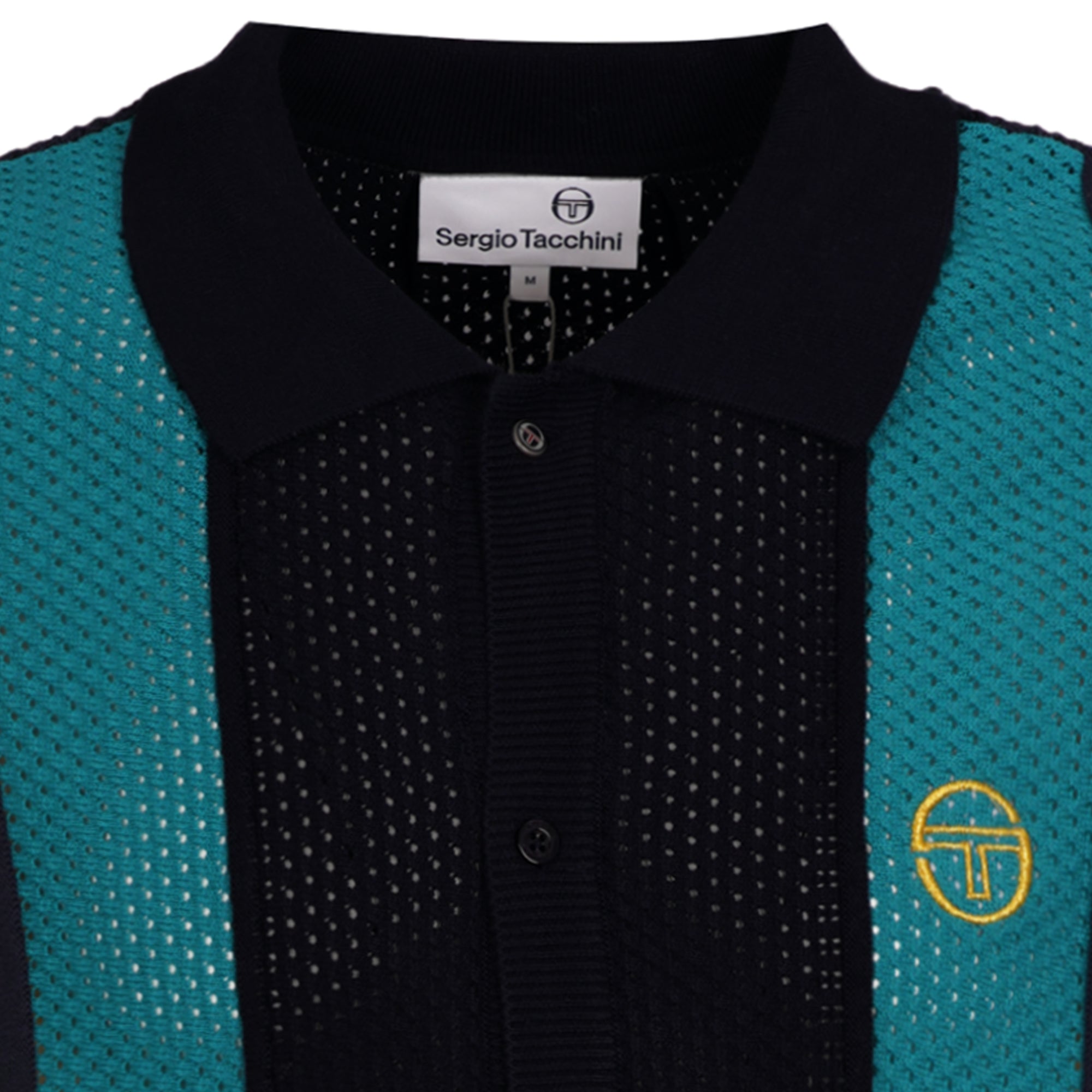 Sergio Tacchini Montell Knit Polo Shirt - Maritime – Stuarts London