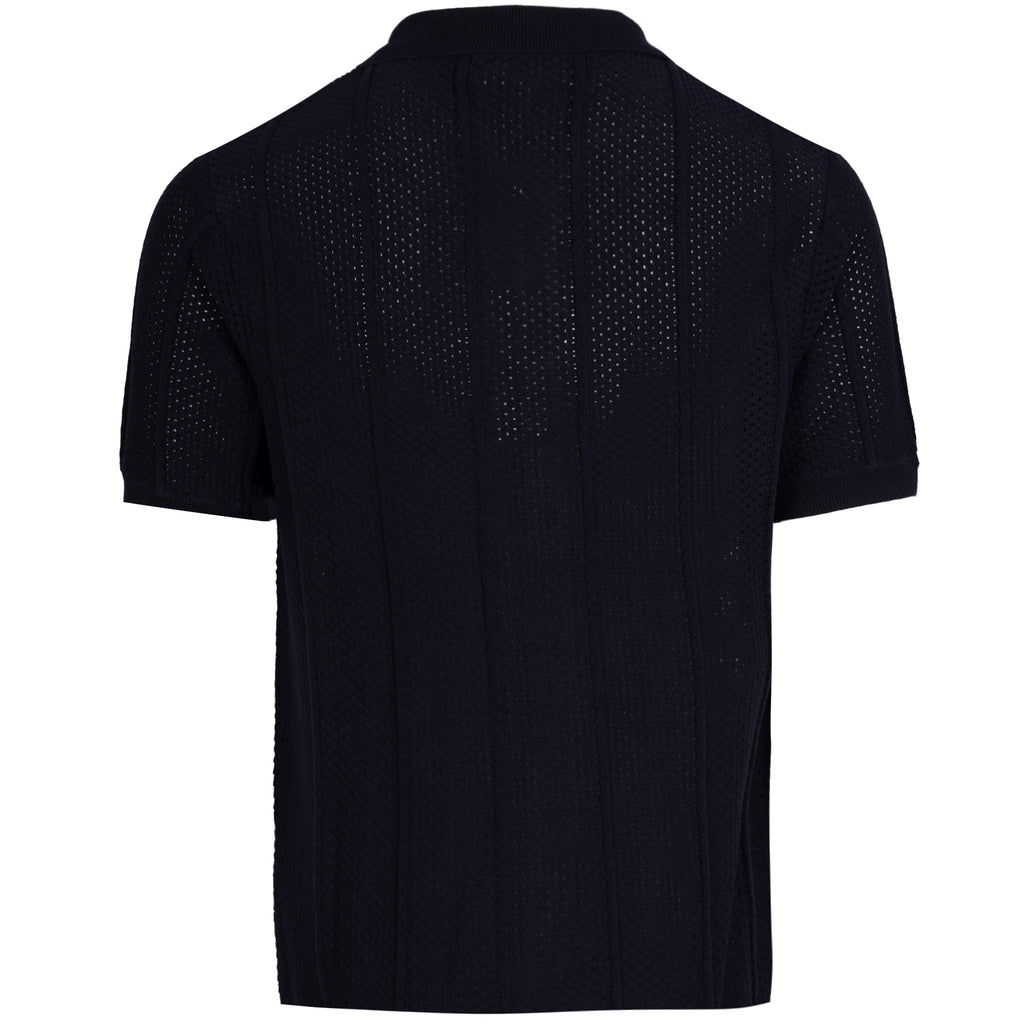 Sergio Tacchini Montell Knit Polo Shirt - Maritime