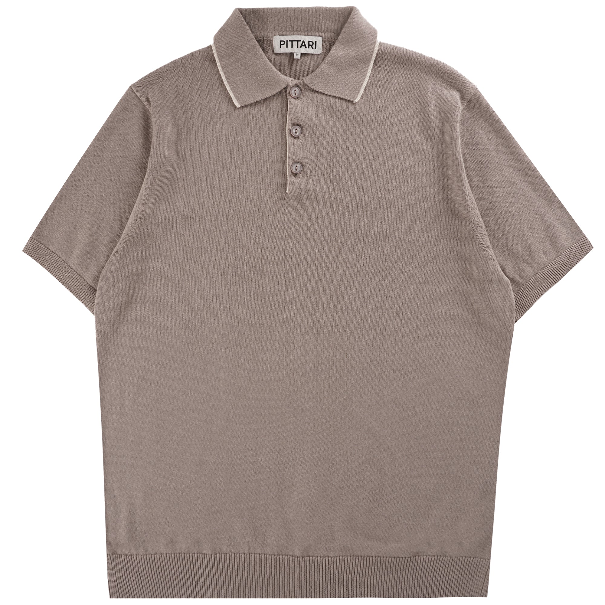 Pittari Short Sleeve Polo Tipping - Cappucino