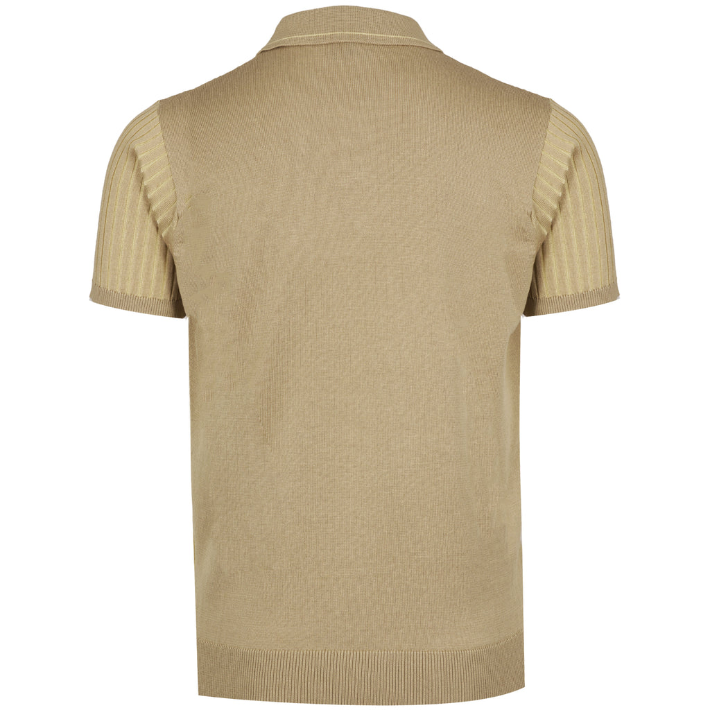 Gabicci Vintage Dimitri Polo Shirt - Sandstone