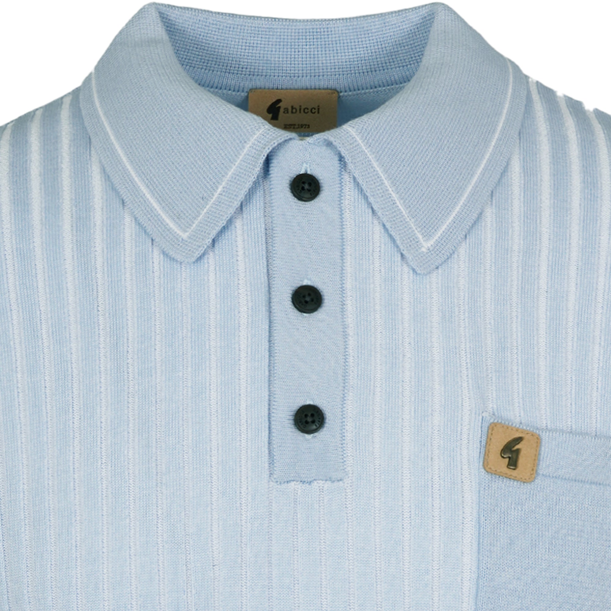 Gabicci Vintage Dimitri Polo Shirt - Surf