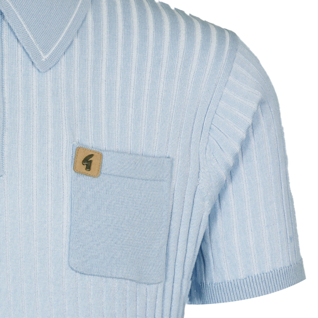 Gabicci Vintage Dimitri Polo Shirt - Surf