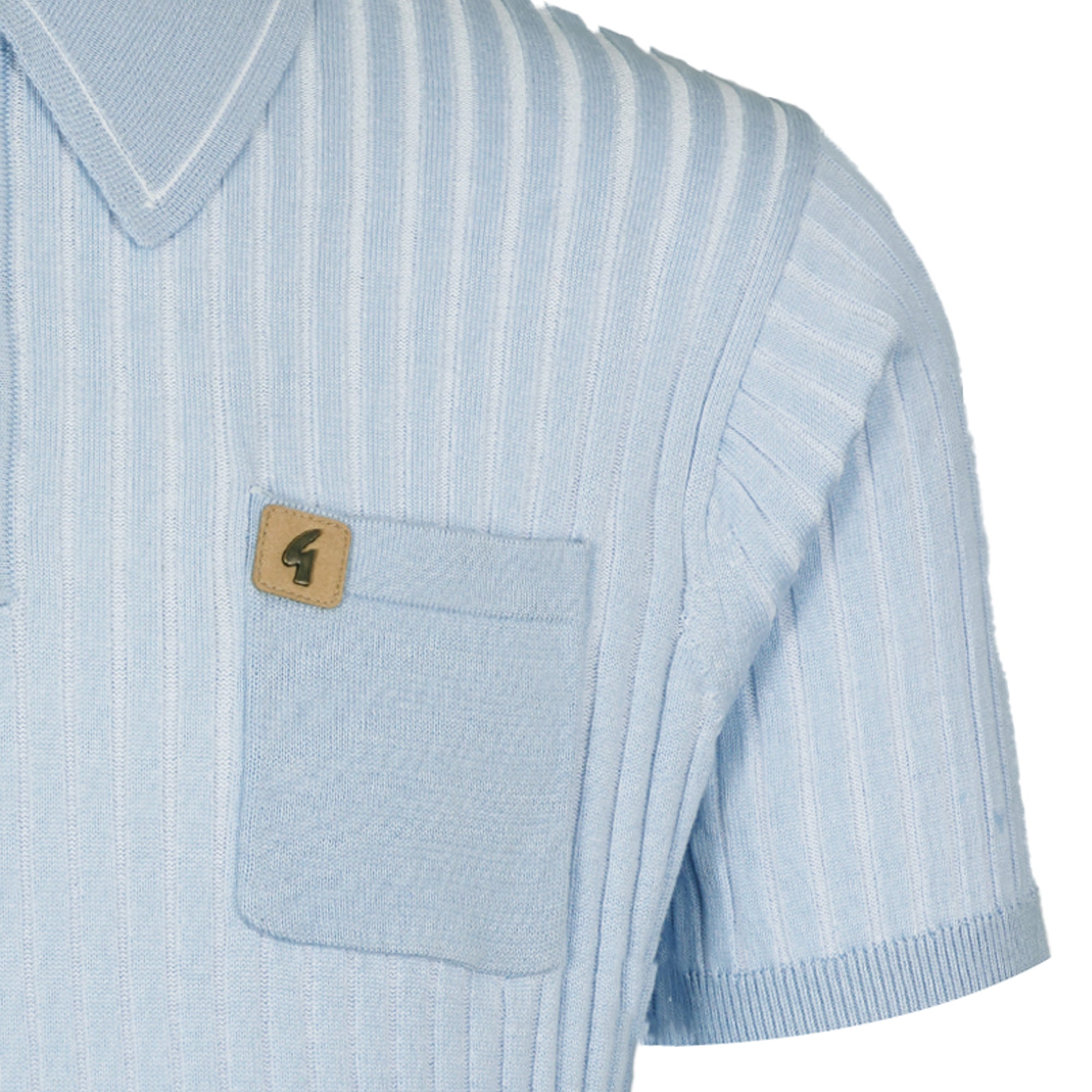 Gabicci Vintage Dimitri Polo Shirt - Surf
