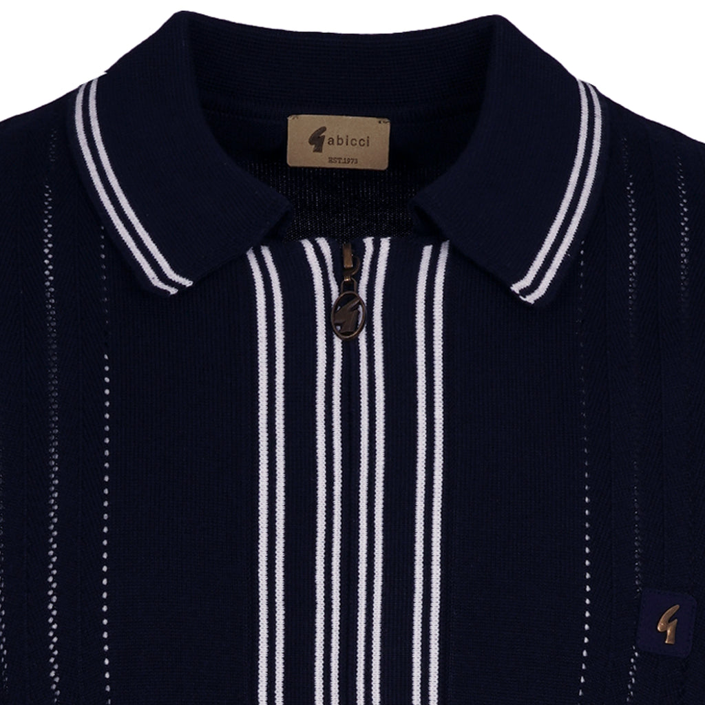 Geller Knit Polo - Navy