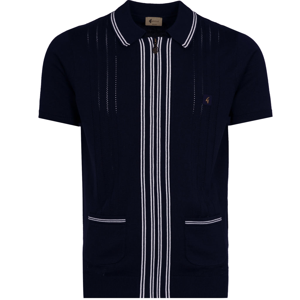 Geller Knit Polo - Navy