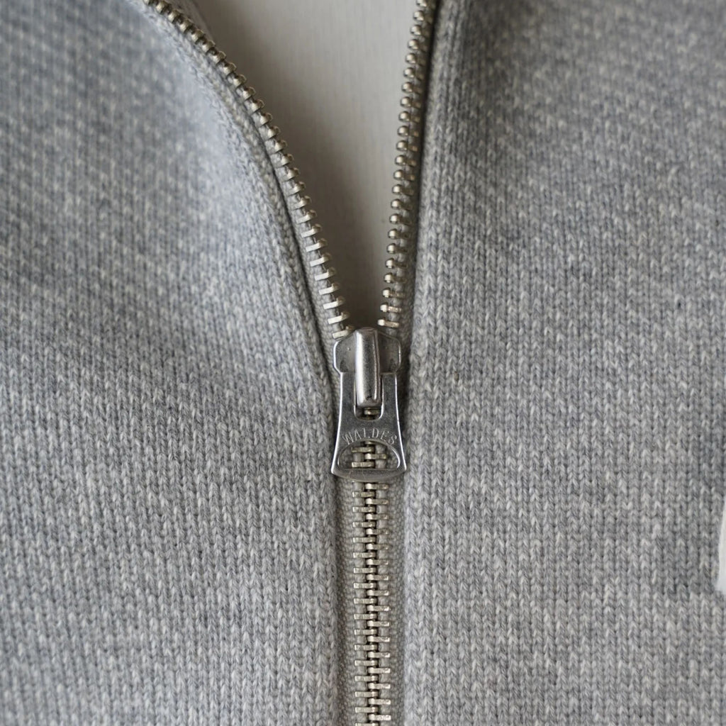 Wonder Looper Double Heavyweight French Terry Zip Hoodie - Heather Grey