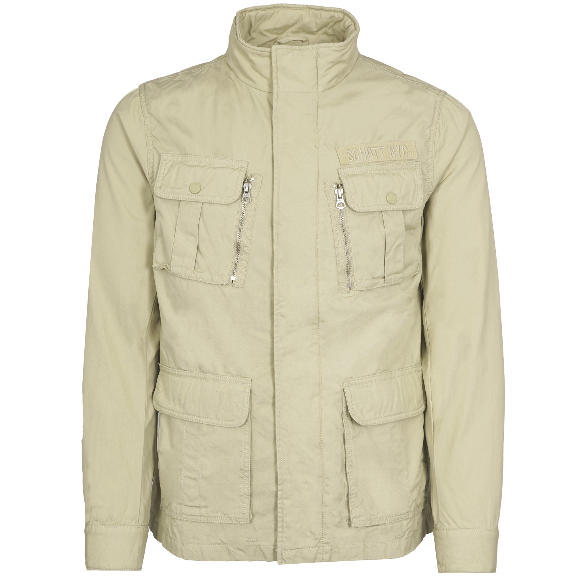 Schott NYC M1941X Field Jacket - Beige – Stuarts London Schott NYC M1941X Field Jacket - Beige – Stuarts London