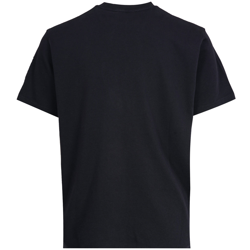 Rockport Archive Highland Front Logo Washed Crew Neck T-Shirt - Navy