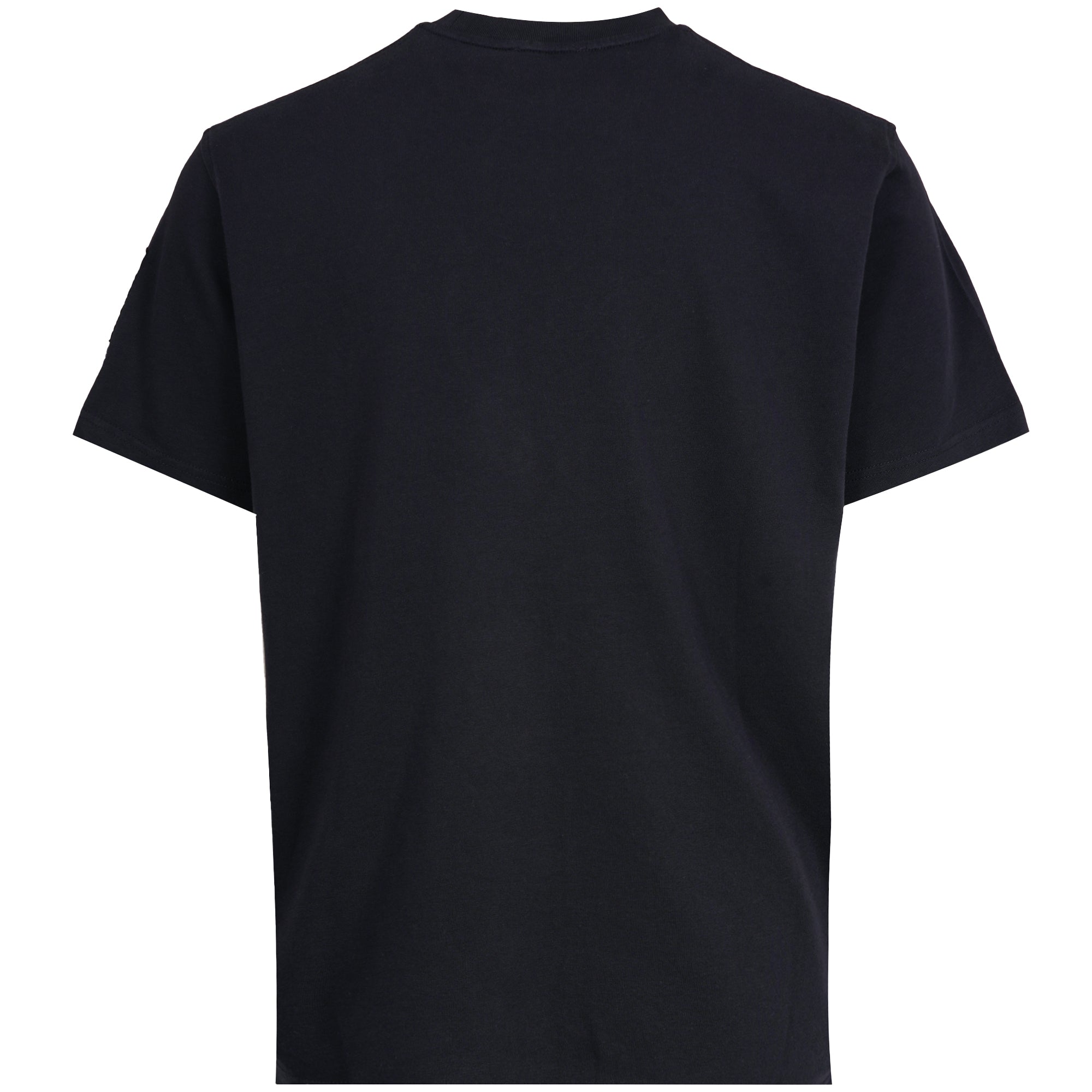 Highland Front Logo Washed Crew Neck T-Shirt - Navy