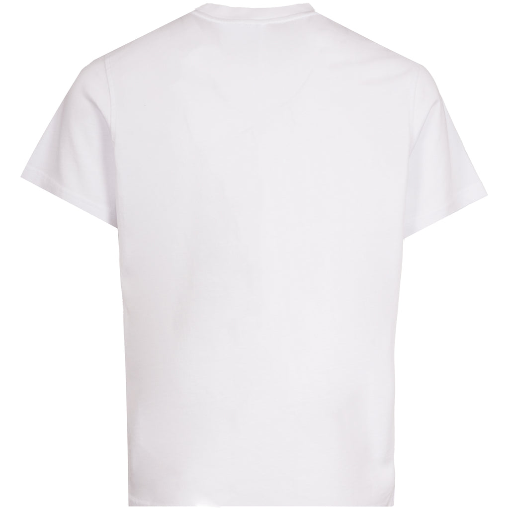Rockport Archive Hampshire Block Print Logo Crew Neck T-Shirt  - White
