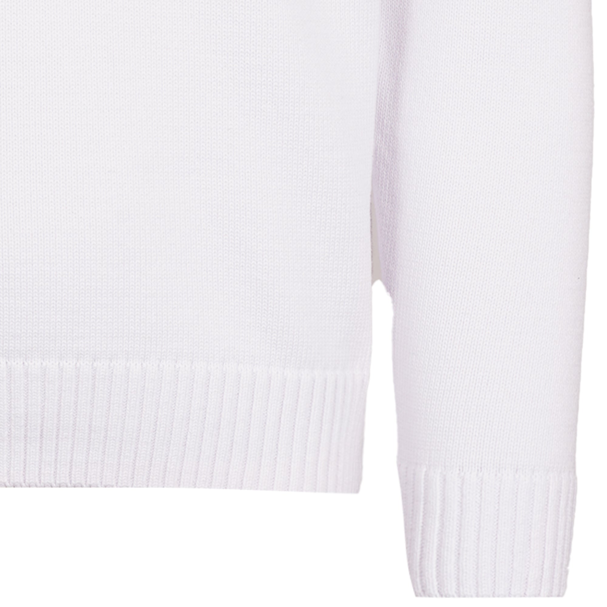 Knitwear Crew Sweater - White