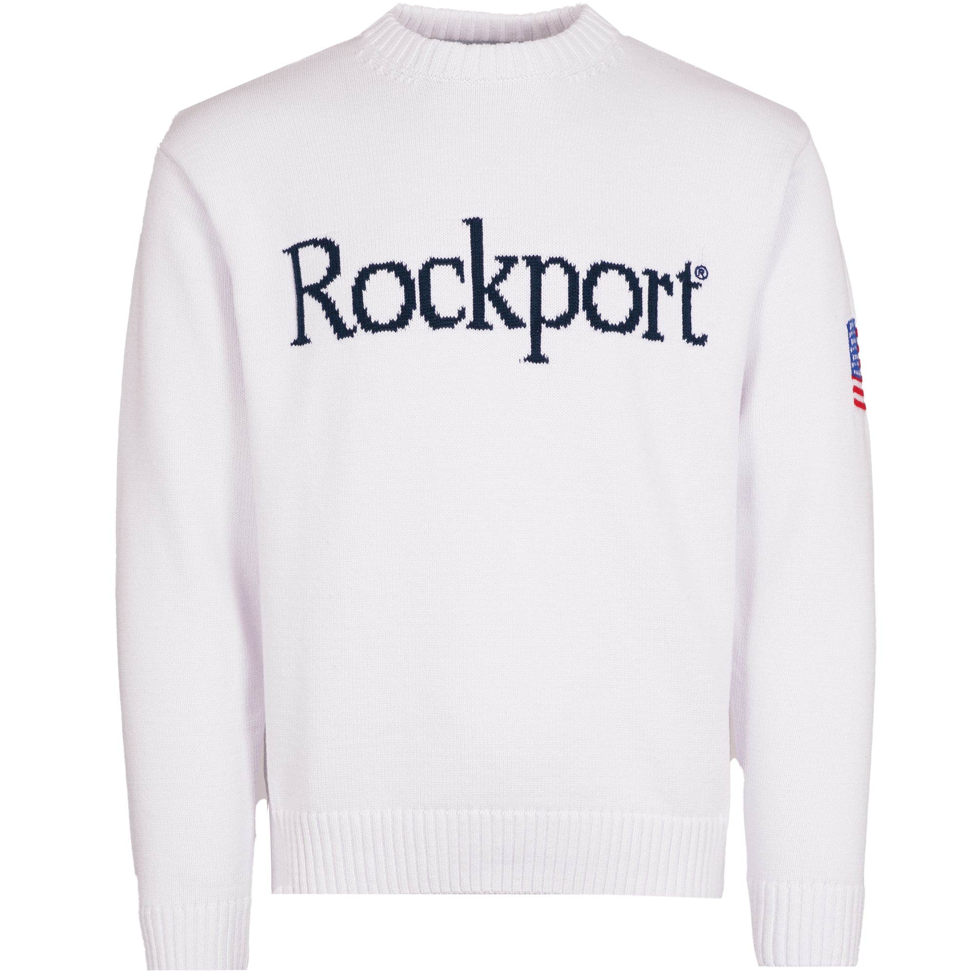 Knitwear Crew Sweater - White
