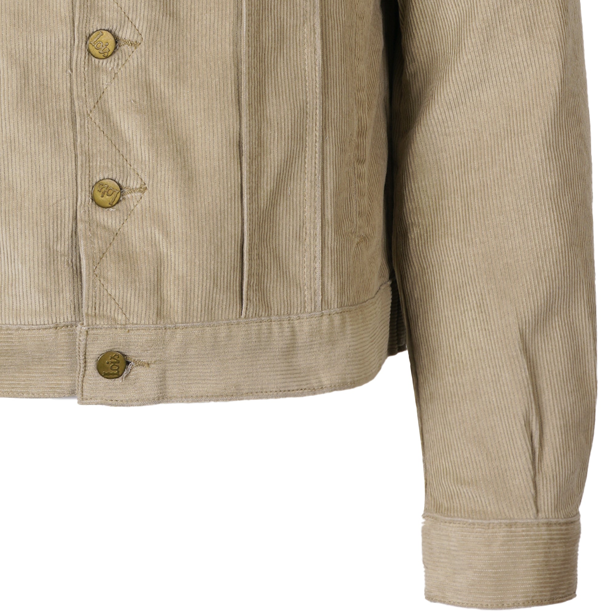Lois Jeans The Torero Boy Vintage Corduroy Trucker - Cornstalk