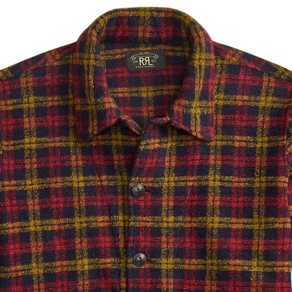 RRL by Ralph Lauren Wool-Blend Flight Jacket - Red/Multi