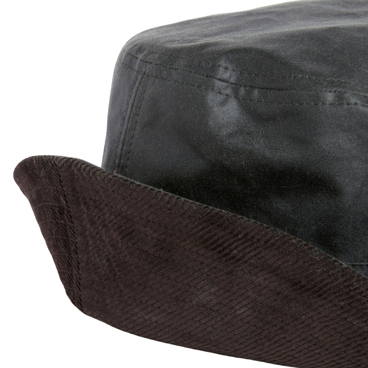 Barbour x A.P.C Wax Bucket Hat - Dark Sage