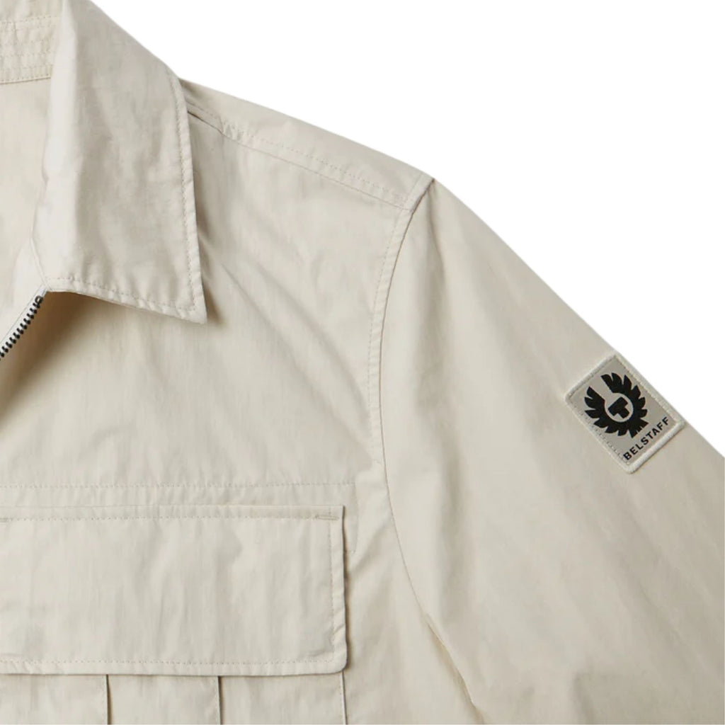 Belstaff Cargo Overshirt - Silver Birch
