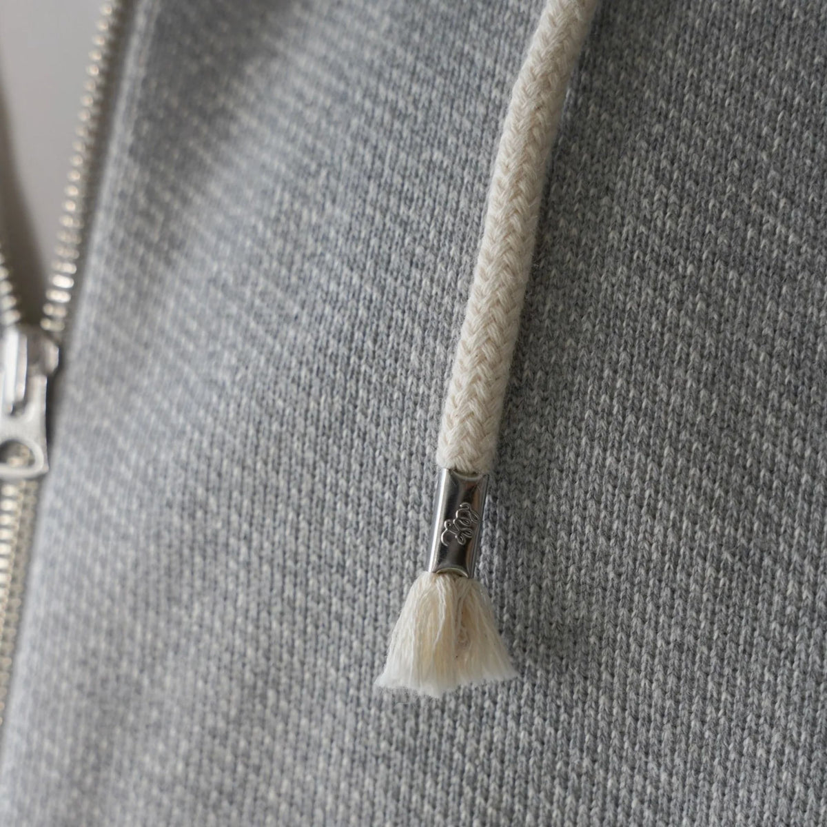 Wonder Looper Double Heavyweight French Terry Zip Hoodie - Heather Grey