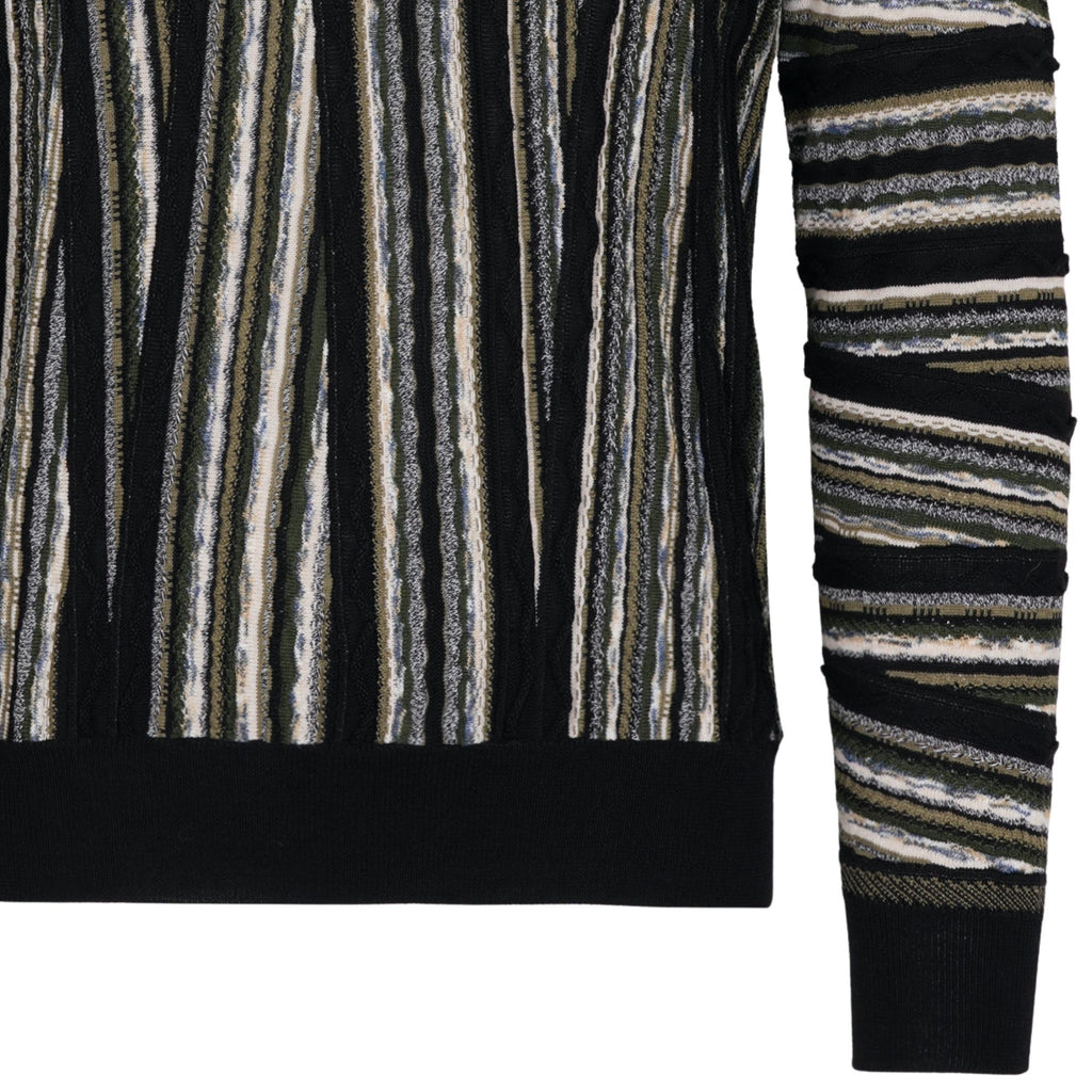 Montechiaro Tridimensional Pullover Sweater - Khaki