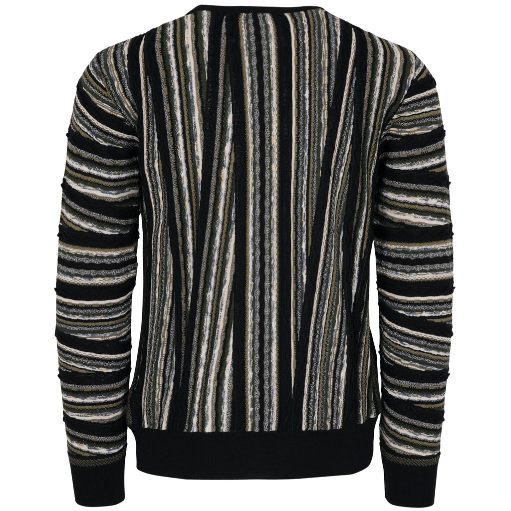 Montechiaro Tridimensional Pullover Sweater - Khaki