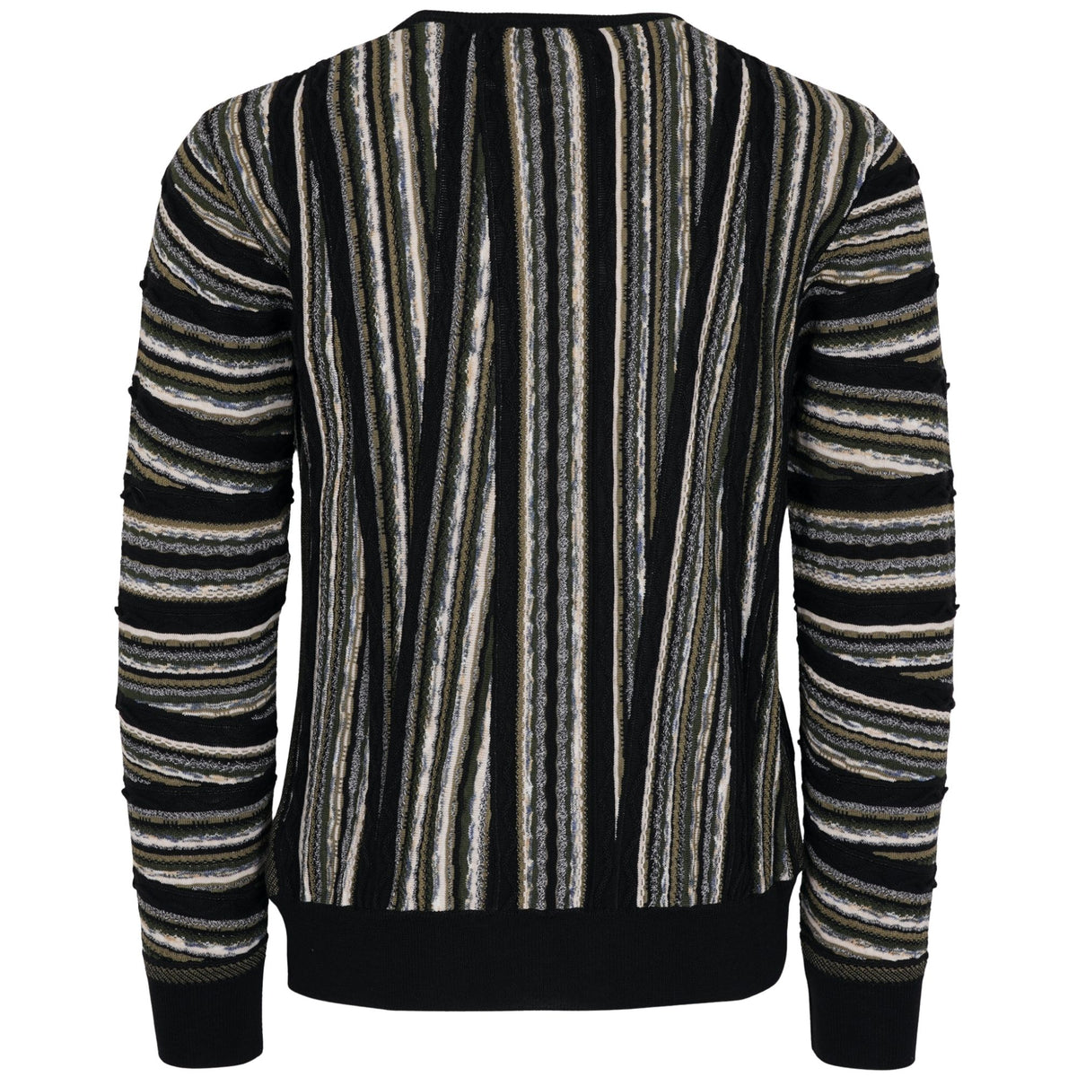 Montechiaro Tridimensional Pullover Sweater - Khaki