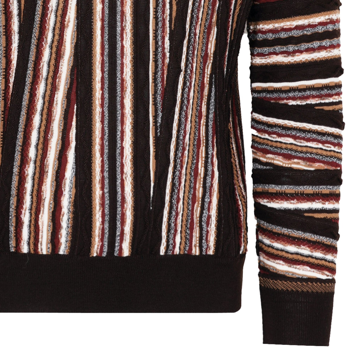 Montechiaro Tridimensional Pullover Sweater - Dark Rust