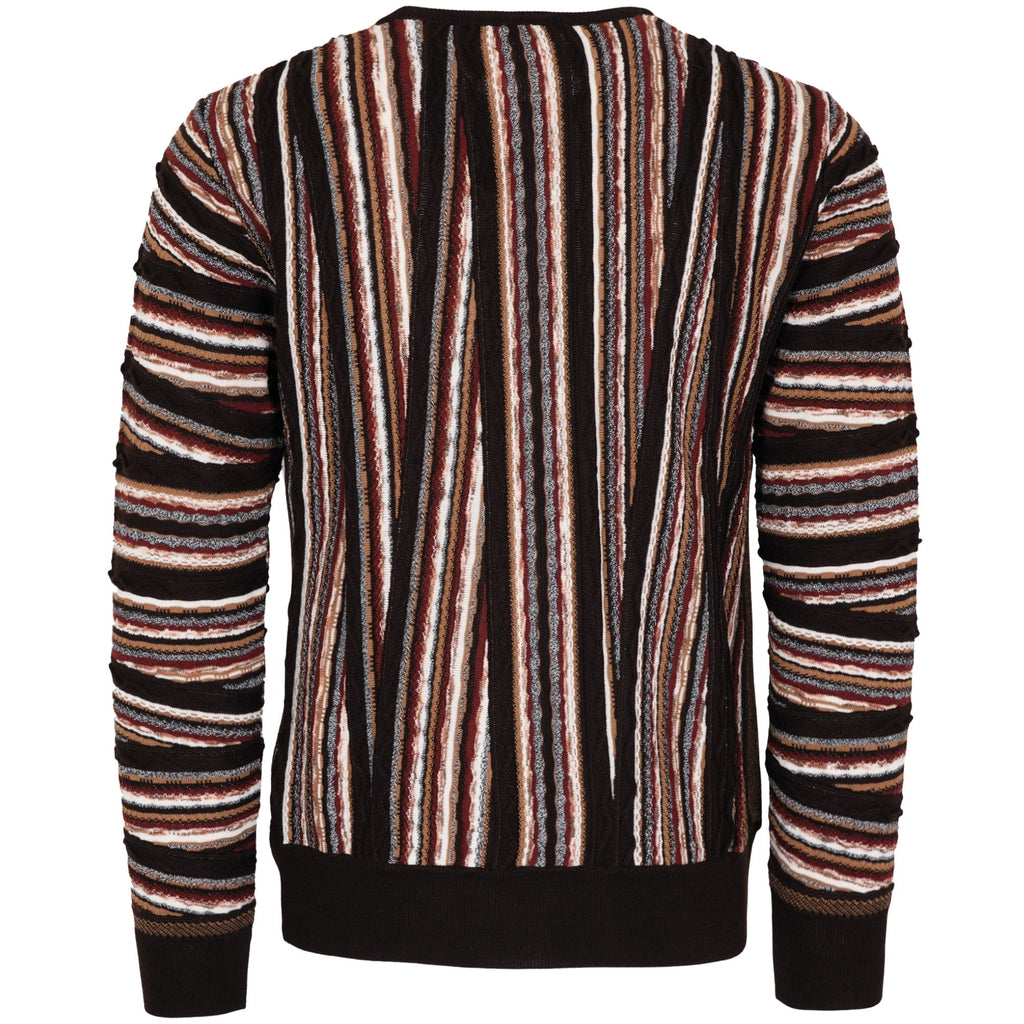 Montechiaro Tridimensional Pullover Sweater - Dark Rust