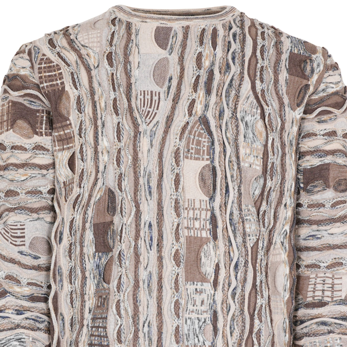Montechiaro Tridimensional Pullover Sweater - Natural