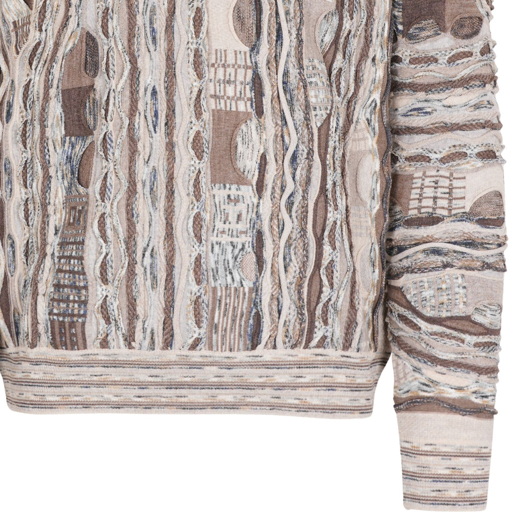 Montechiaro Tridimensional Pullover Sweater - Natural