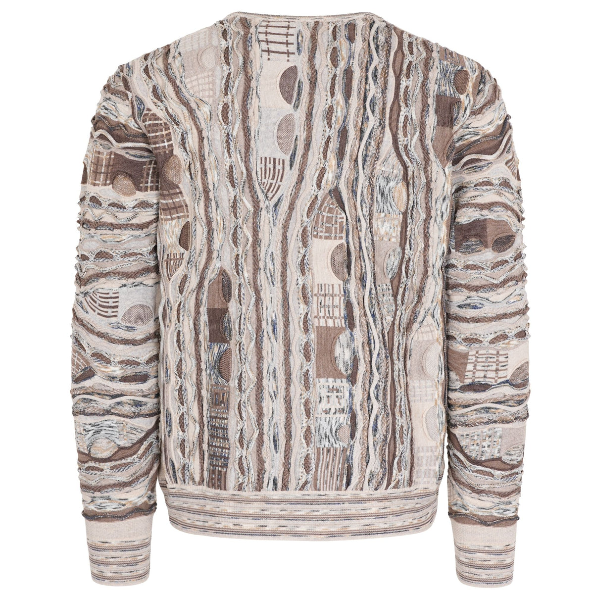 Montechiaro Tridimensional Pullover Sweater - Natural