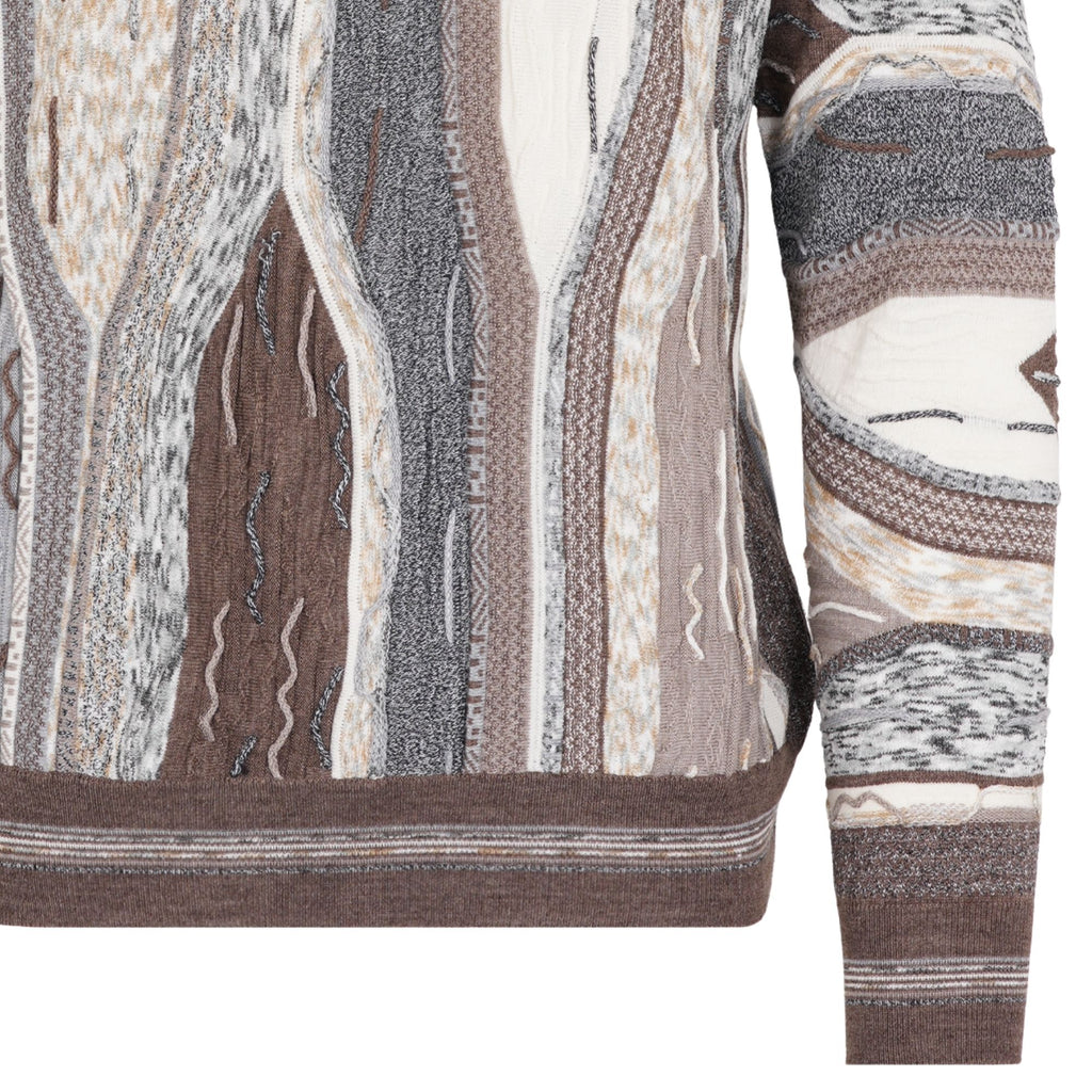 Montechiaro Tridimensional Pullover Sweater - Sand