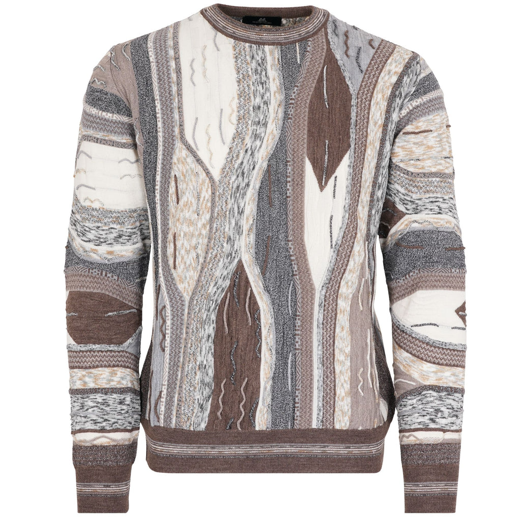 Montechiaro Tridimensional Pullover Sweater - Sand
