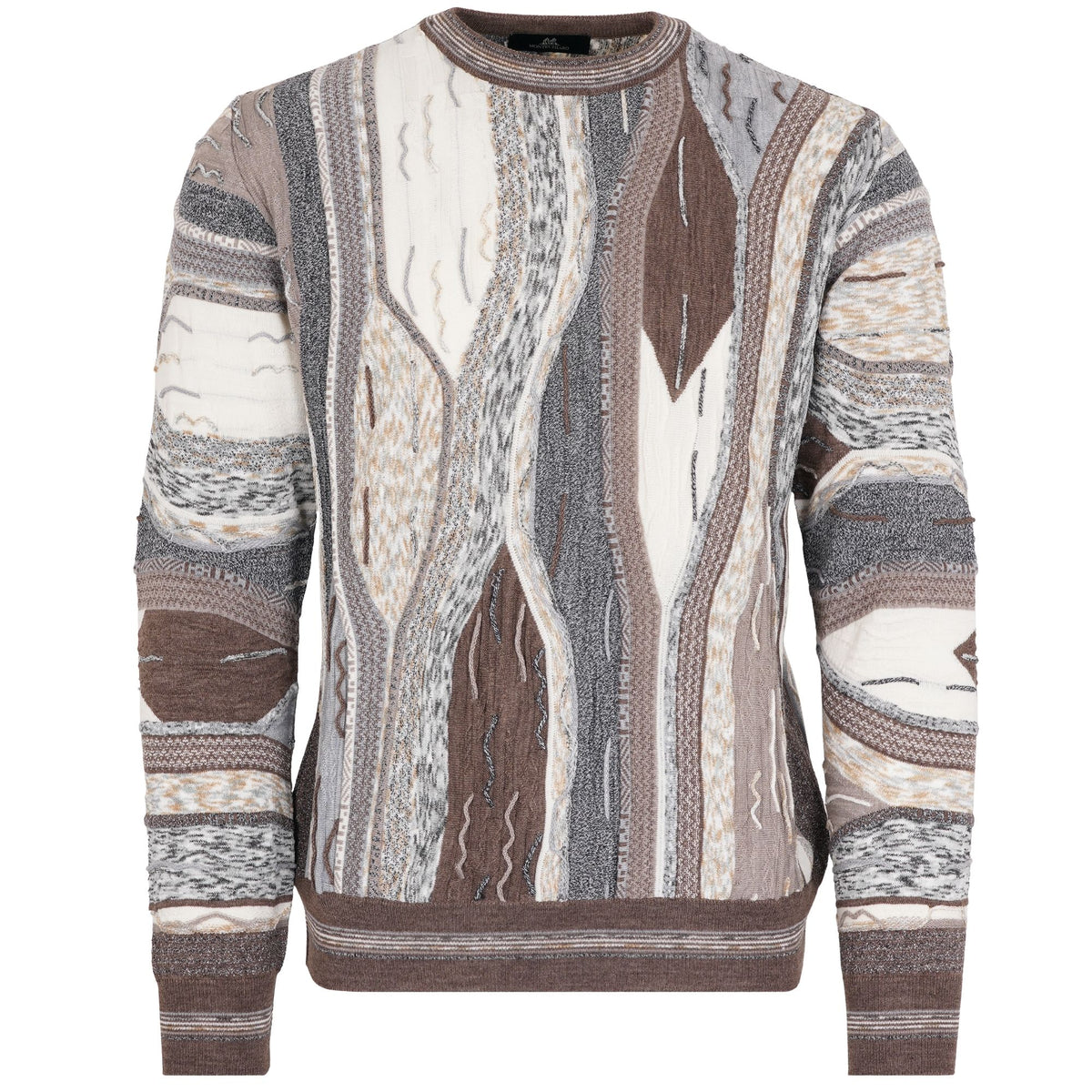 Montechiaro Tridimensional Pullover Sweater - Sand