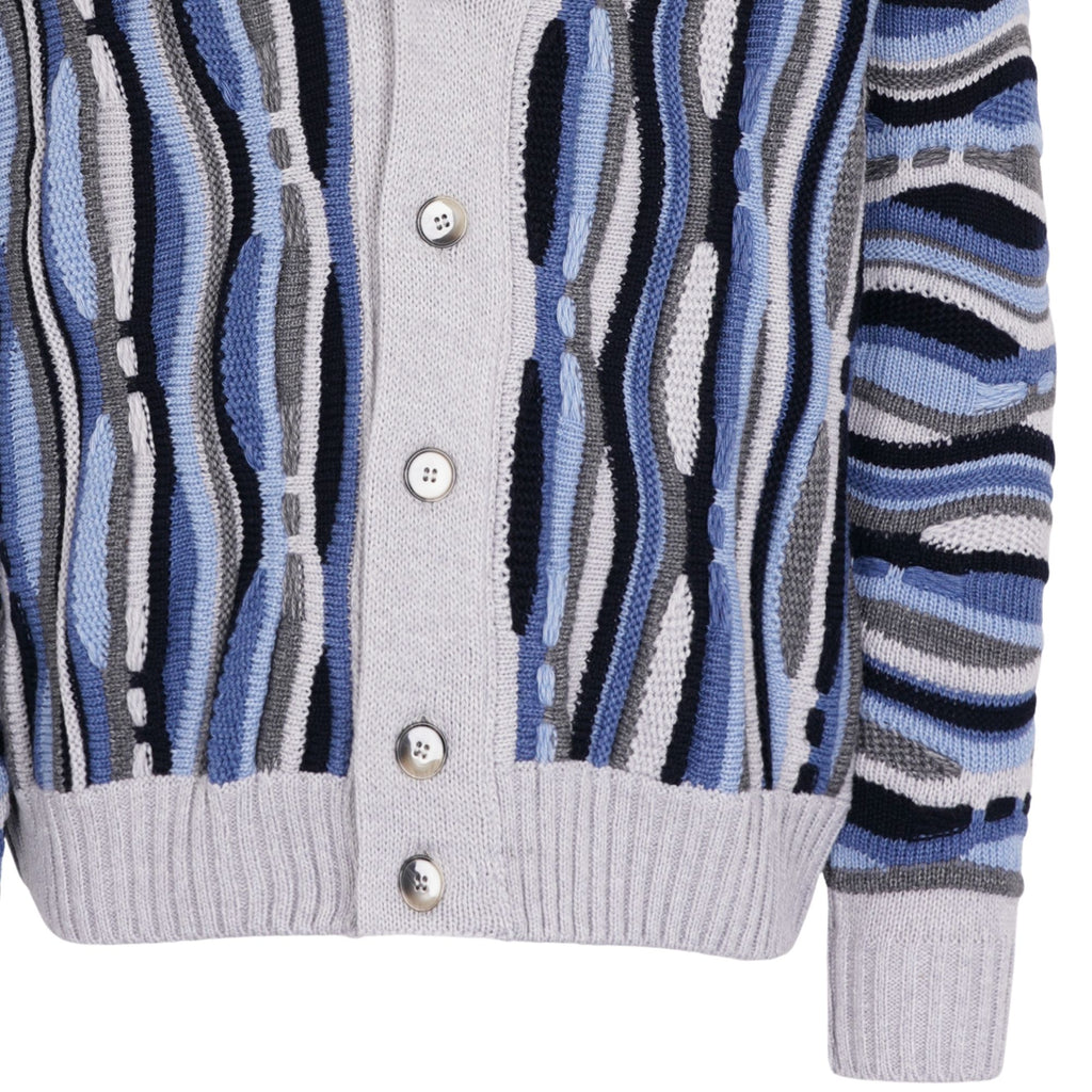 Montechiaro Tridimensional Cardigan - Silver
