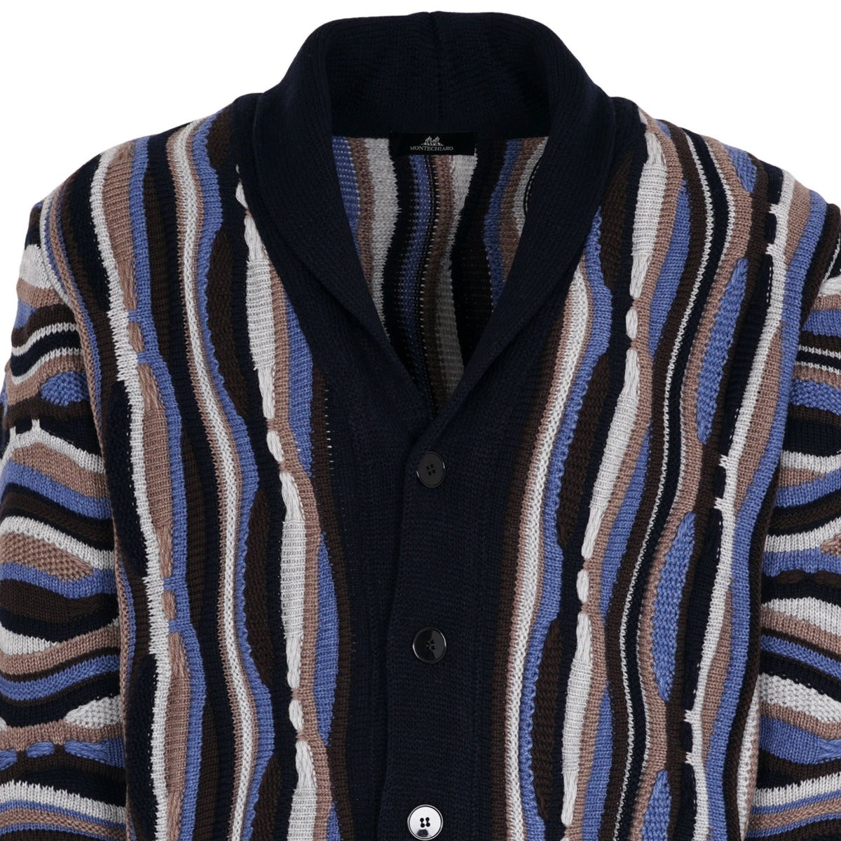 Montechiaro Tridimensional Cardigan - Navy