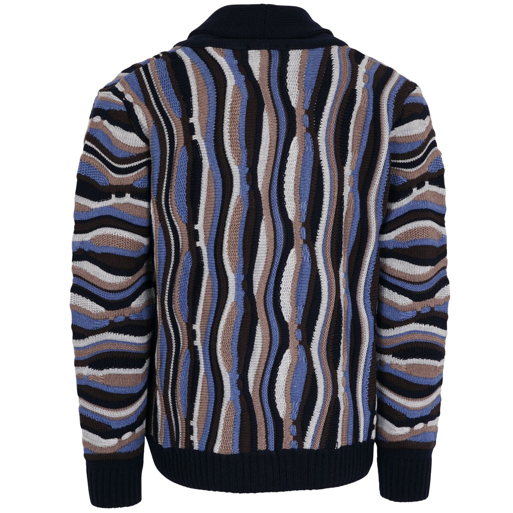 Montechiaro Tridimensional Cardigan - Navy