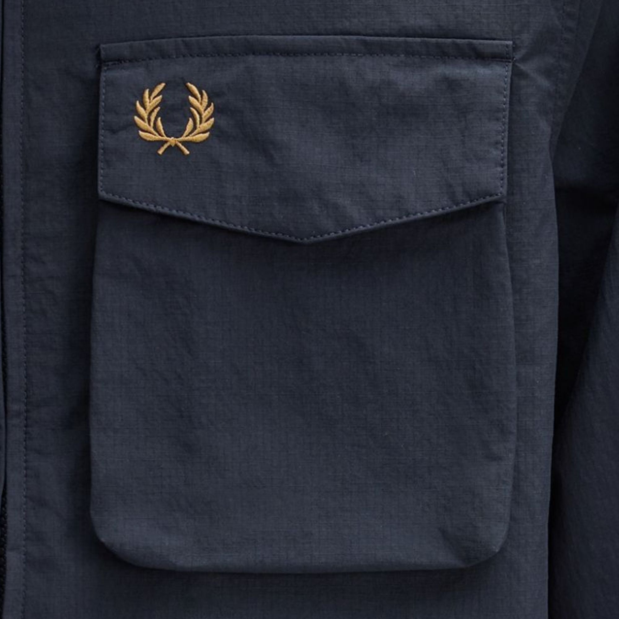 Fred Perry Ripstop Pocket Overshirt - Navy