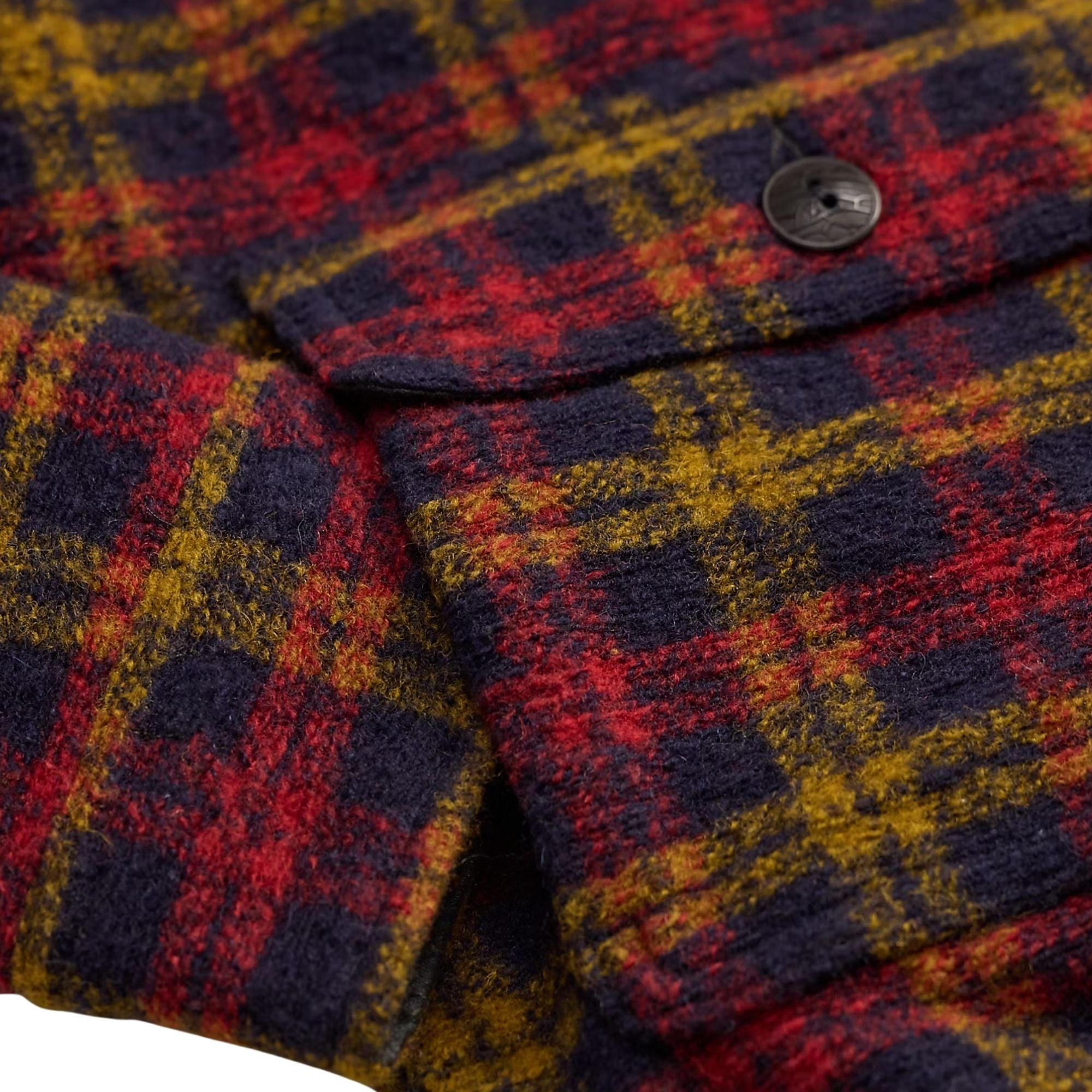 RRL by Ralph Lauren Wool-Blend Flight Jacket - Red/Multi