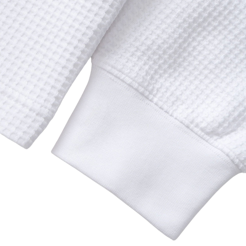 Power Goods Thermal Waffle Long Sleeve T-Shirt - White