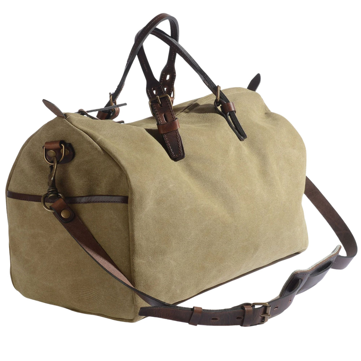 Bleu de Chauffe Sac De Voyage Hobo Travel Bag - Khaki