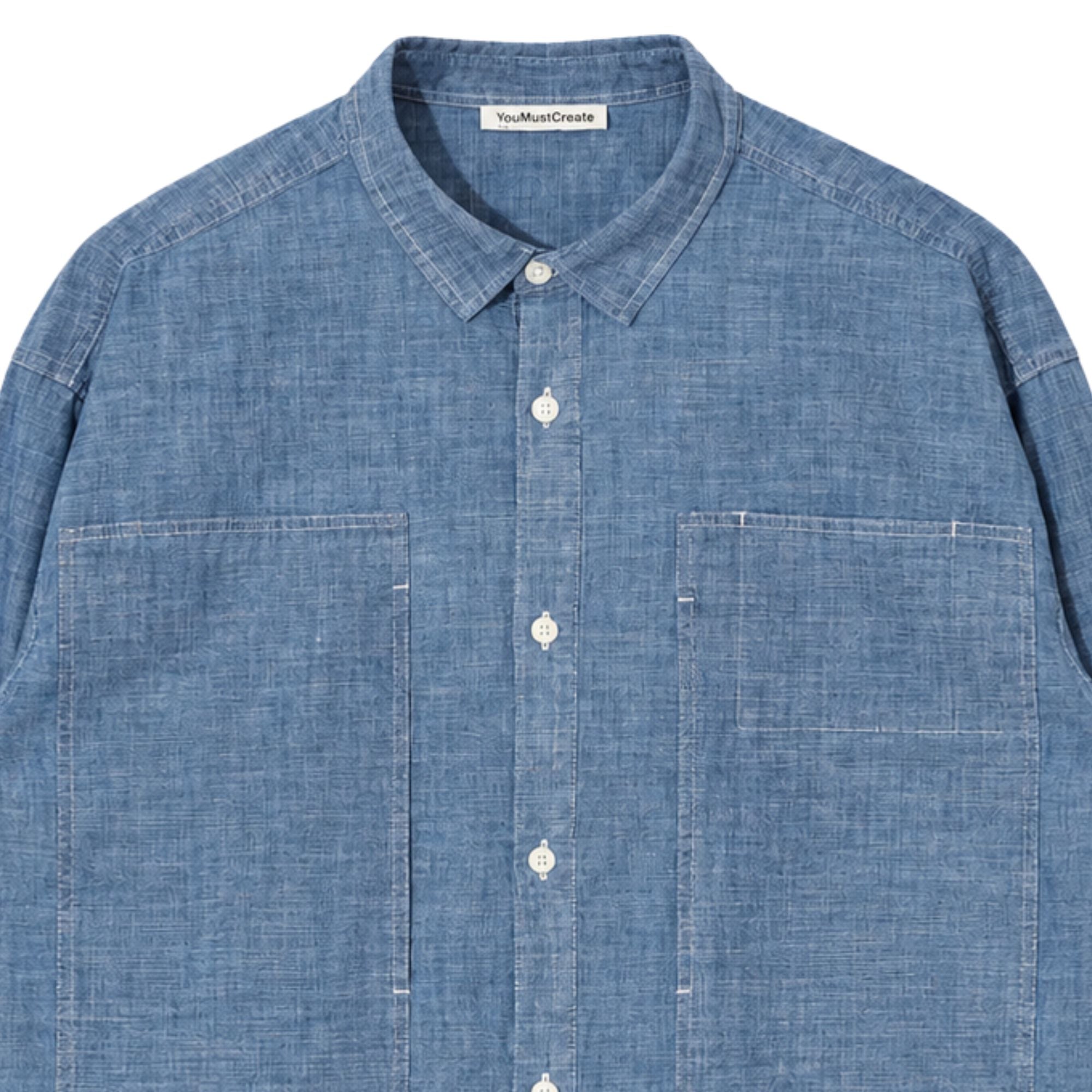YMC Trapper Shirt - Indigo