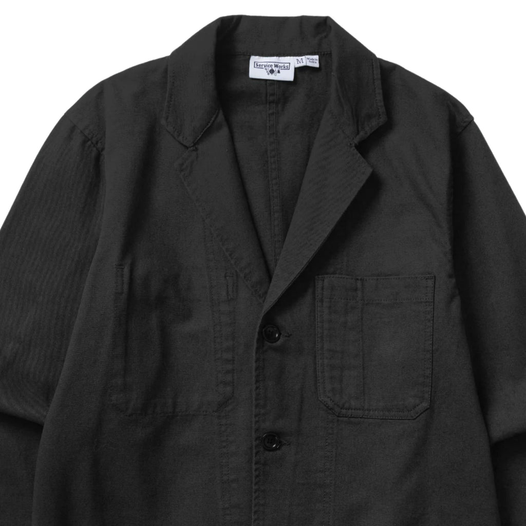 Service Works Twill Server Suit Jacket - Black