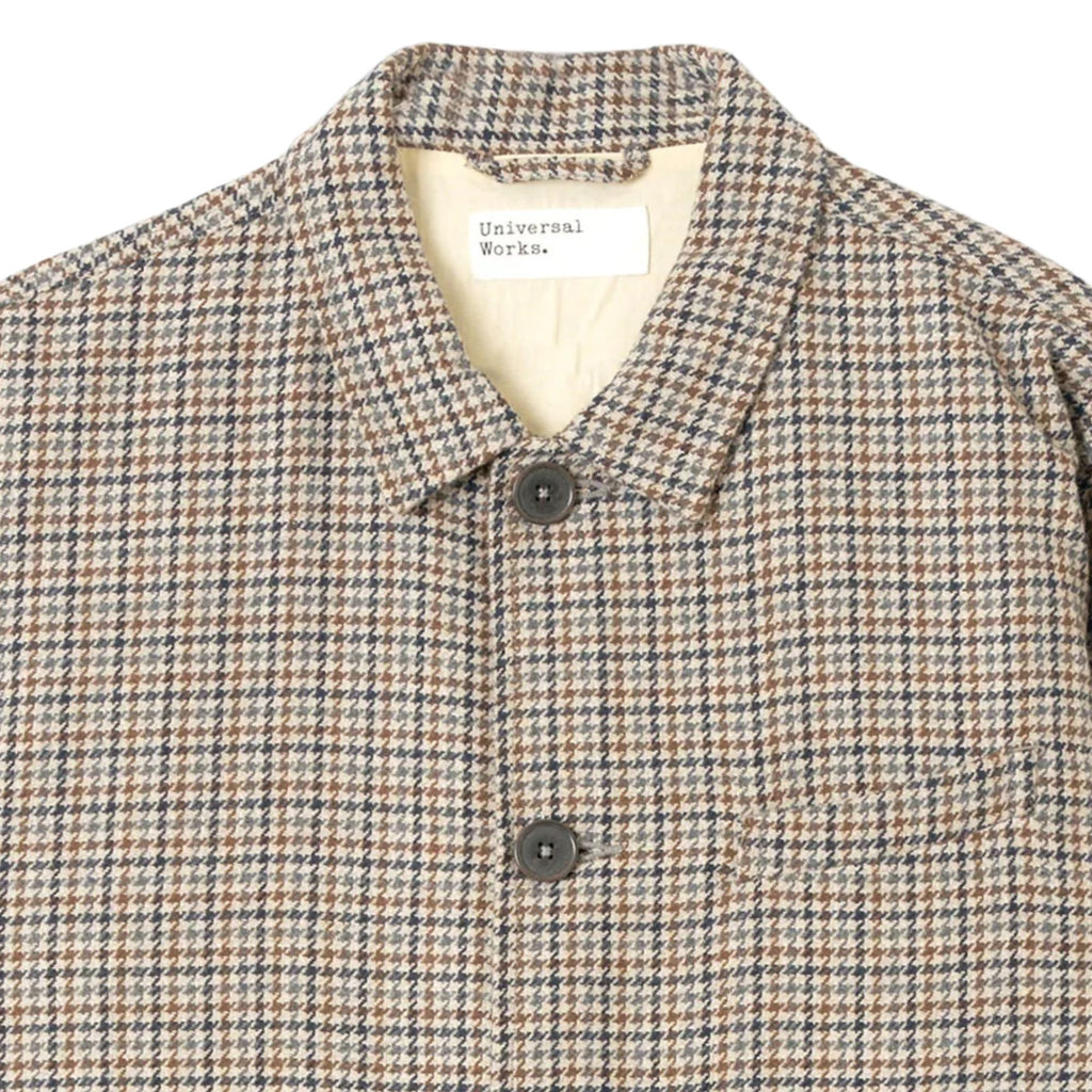 Universal Works Lester Dogtooth Franck Jacket - Tapue