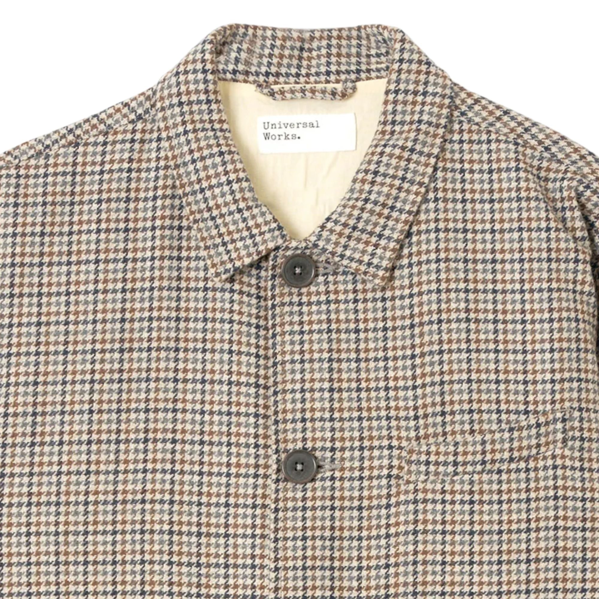 Universal Works Lester Dogtooth Franck Jacket - Tapue