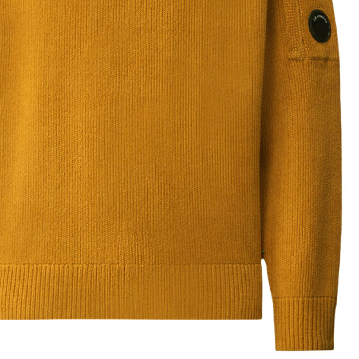 C.P Company Chienille Cotton Knitwear Crewneck Jumper - Buck Thorn Brown
