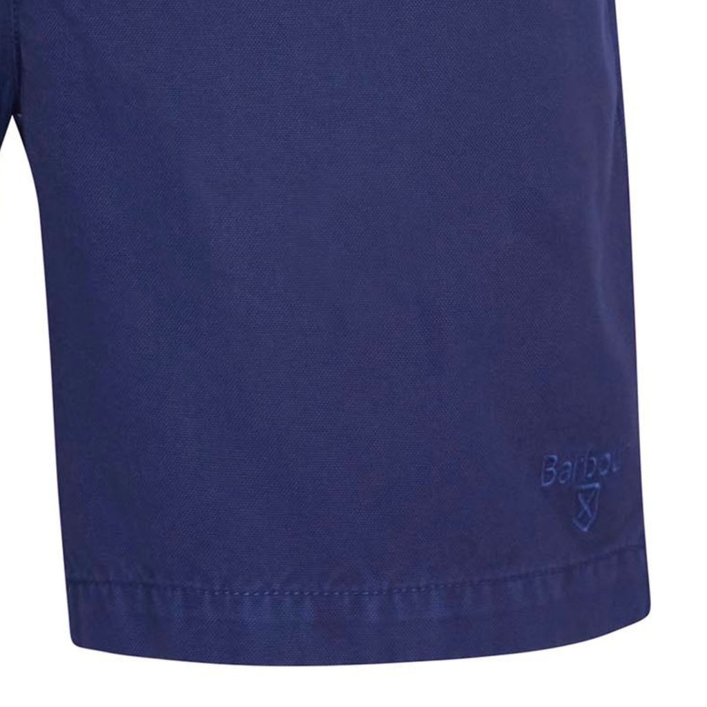 Washed Oxford Relaxed Shorts - Oceana