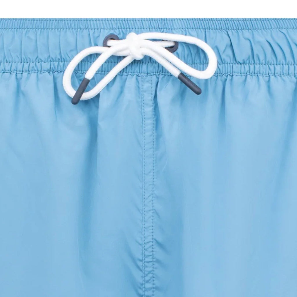 Aquascutum Club Check Pocket Beach Shorts - Avio Blue